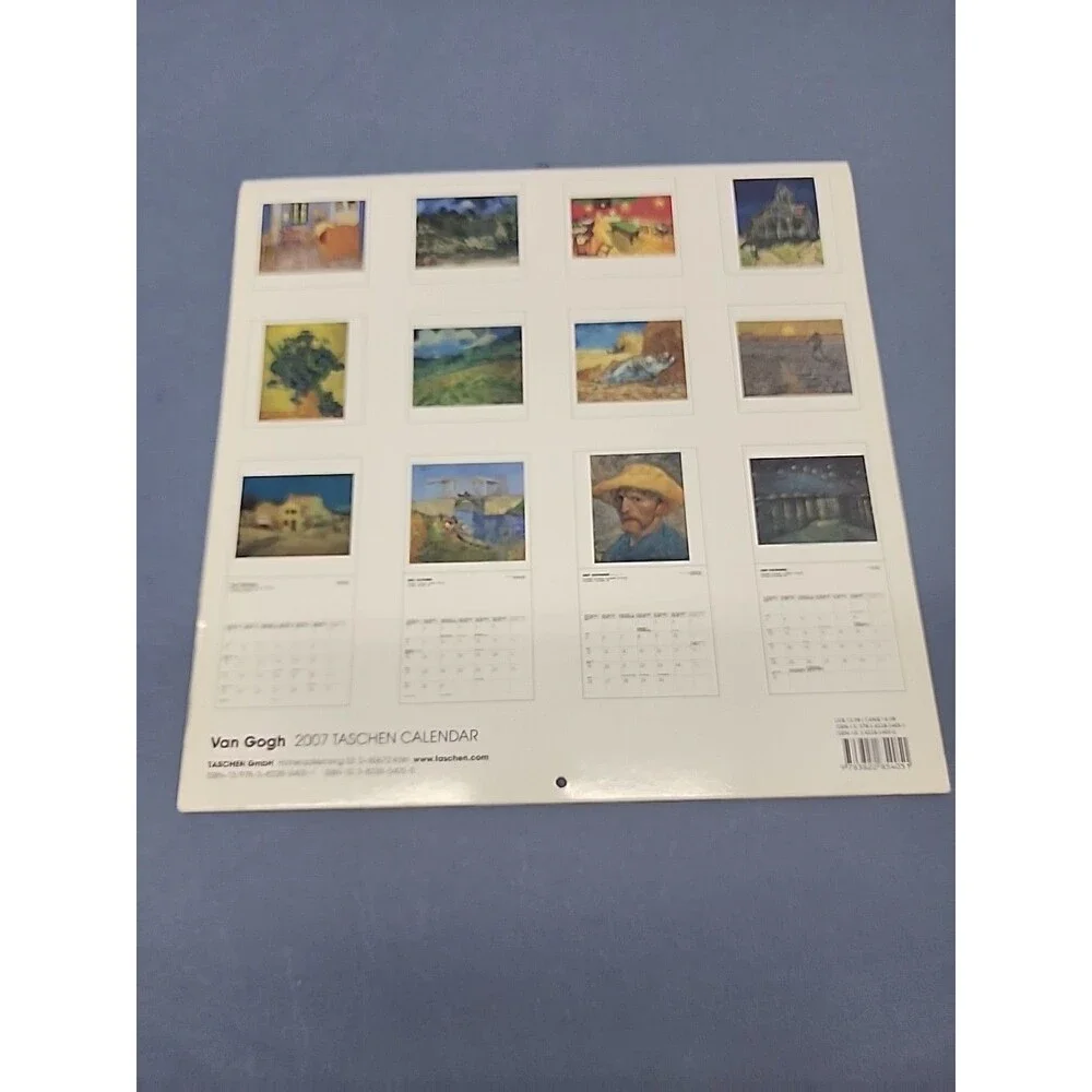 Taschen Calendar 2007 Van Gogh Made In Germany EUC From Amsterdam